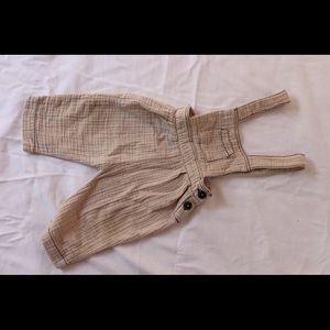 Waffle bib overalls